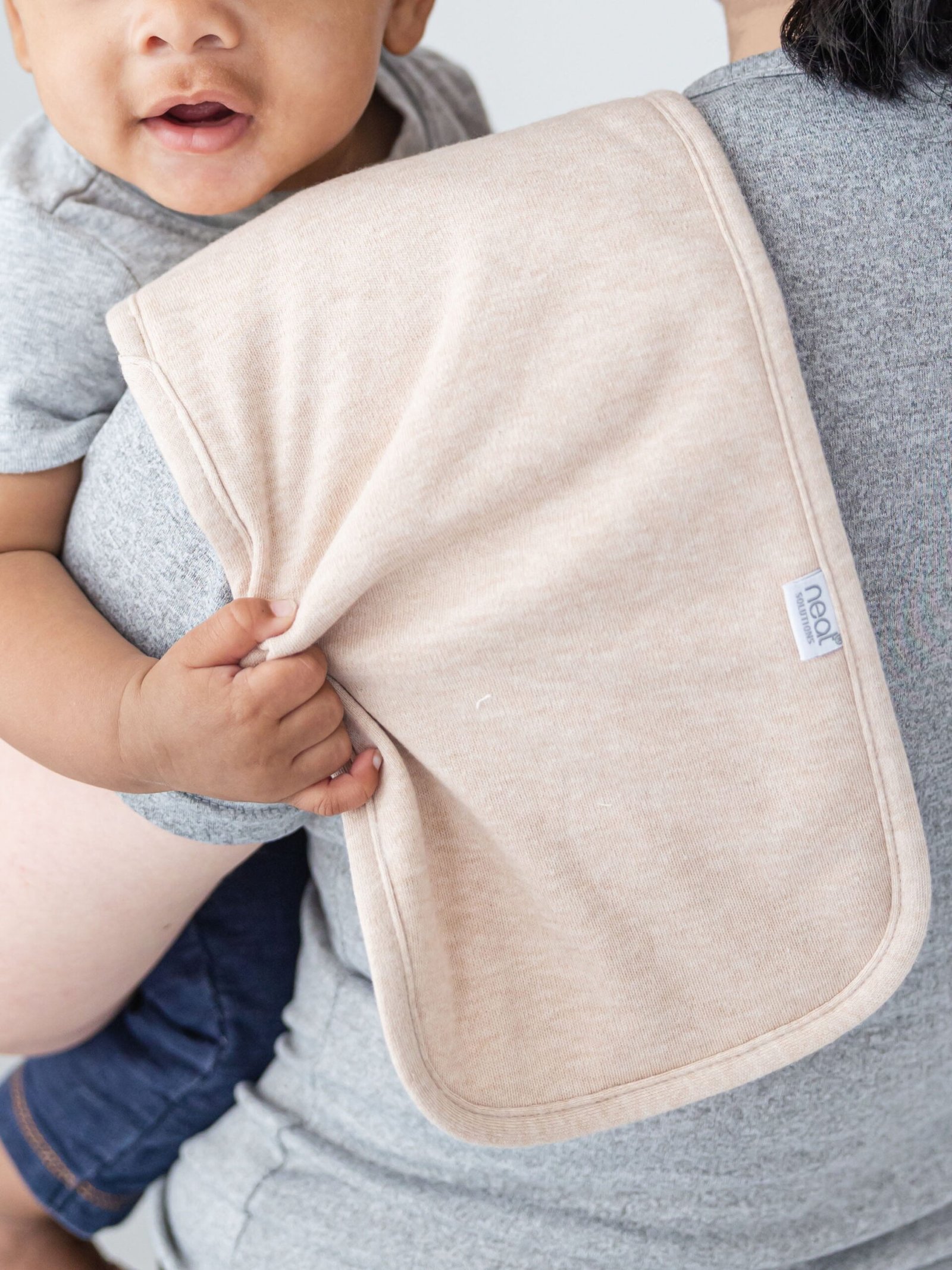 Neat Solution Unisex Newborn 3 Pack Infant Burp Cloth - Image 4