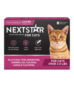 NEXTSTAR Flea & Tick Topical Prevention for Cats Over 3.5 lbs, 3-Month Supply - High Quality Product Image