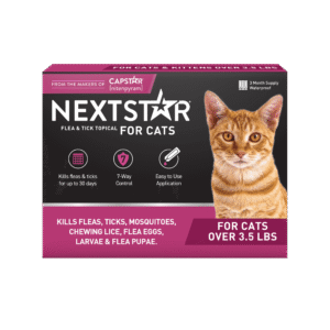 Alternative view of NEXTSTAR Flea & Tick Topical Prevention for Cats Over 3.5 lbs, 3-Month Supply