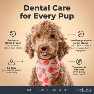 Alternative view of Oxyfresh Premium Dog Dental Water Additive, Best Way to Eliminate Bad Breath for Dogs, Teeth Cleaning Made Easy, 24 Ounce