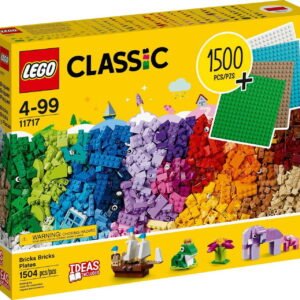 Pre-Owned LEGO Classic Bricks Bricks Plates 11717 Building Toy; Great Gift for Kids; Imaginative, Creative, Educational Play Toy (1504 Pieces)