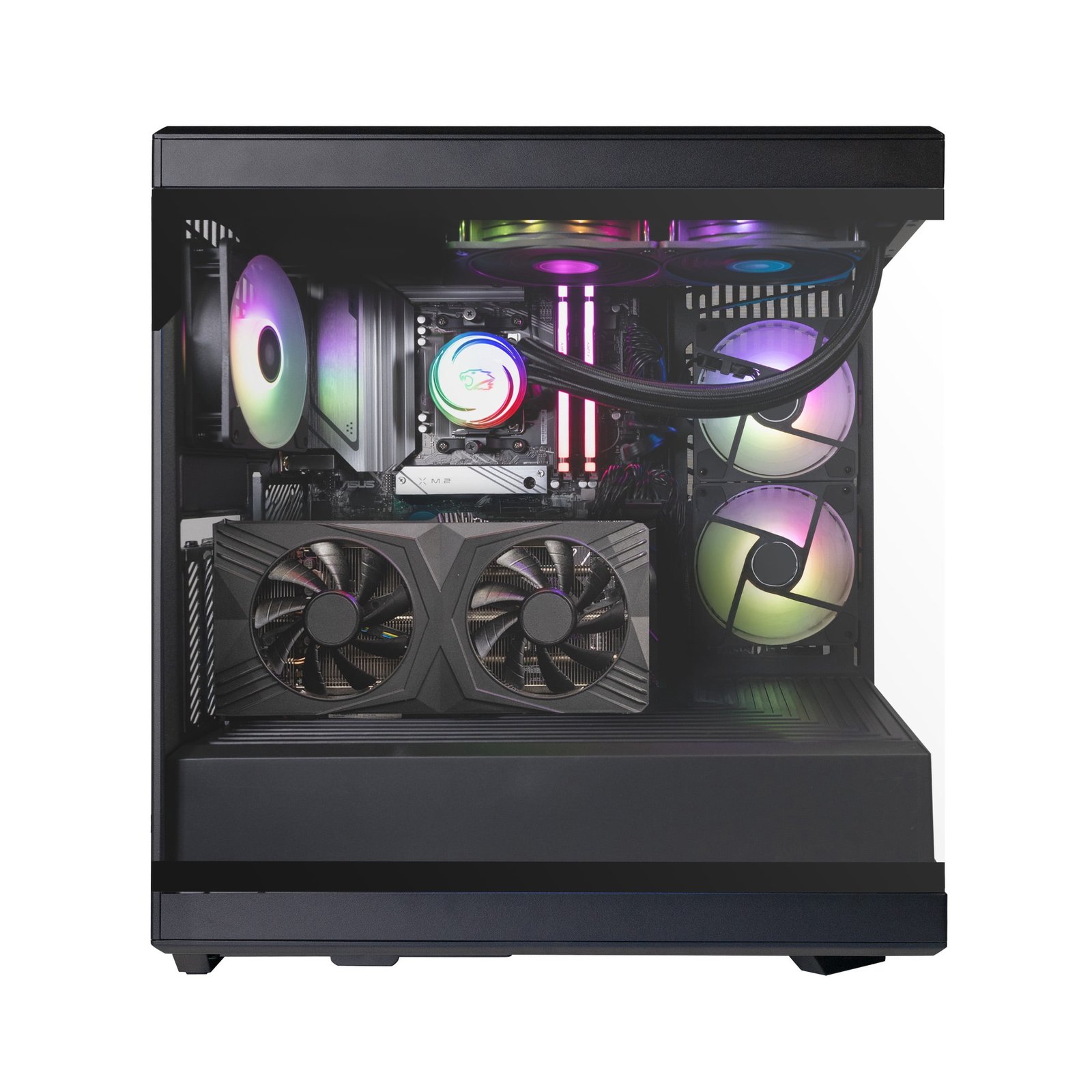 iBUYPOWER Y40BI7N5701 Gaming PC Desktop - Intel Core Ultra 7 265F - NVIDIA RTX 5070 12GB - 32GB DDR5 Non-RGB RAM - 1TB NVMe SSD - Image 4