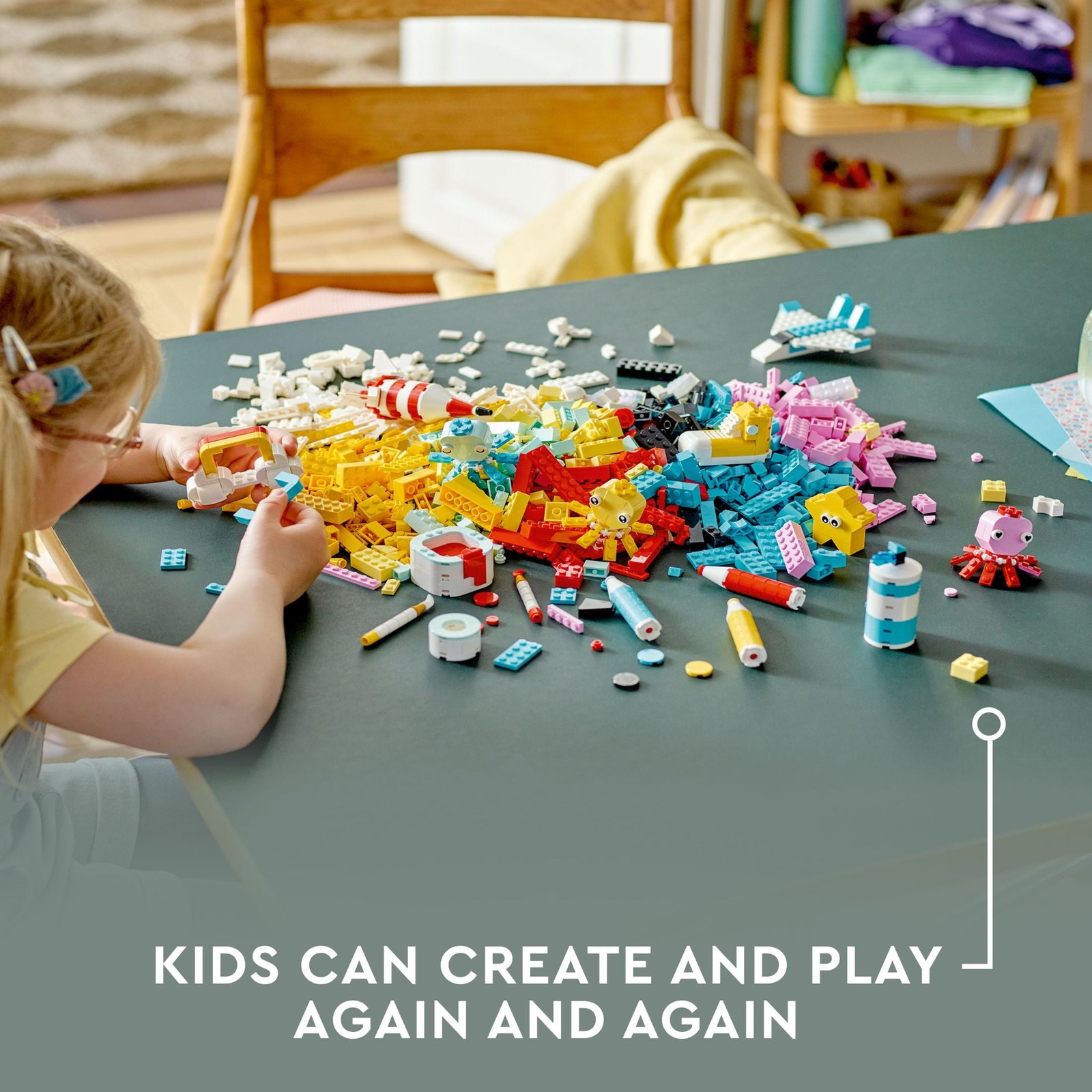 LEGO Classic Creative Color Fun 11032 Building Set, Inspire Creative Play for 5 Year Olds - Image 5