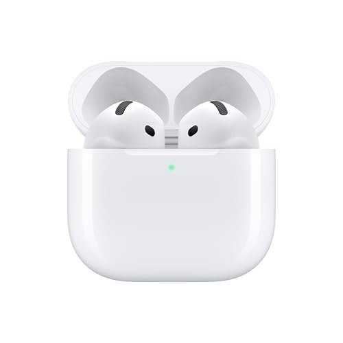Apple AirPods 4 Wireless Earbuds, Bluetooth Headphones, with Active Noise Cancellation, Adaptive, Transparency Mode, Personalized Spatial Audio, USB-C - Image 3