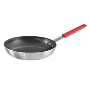 Alternative view of Tramontina Professional 10-Inch Non Stick Frying Pan, Heavy-Gauge Aluminum Skillet with Reinforced Nonstick Coating, Red Handle, Dishwasher and Oven S