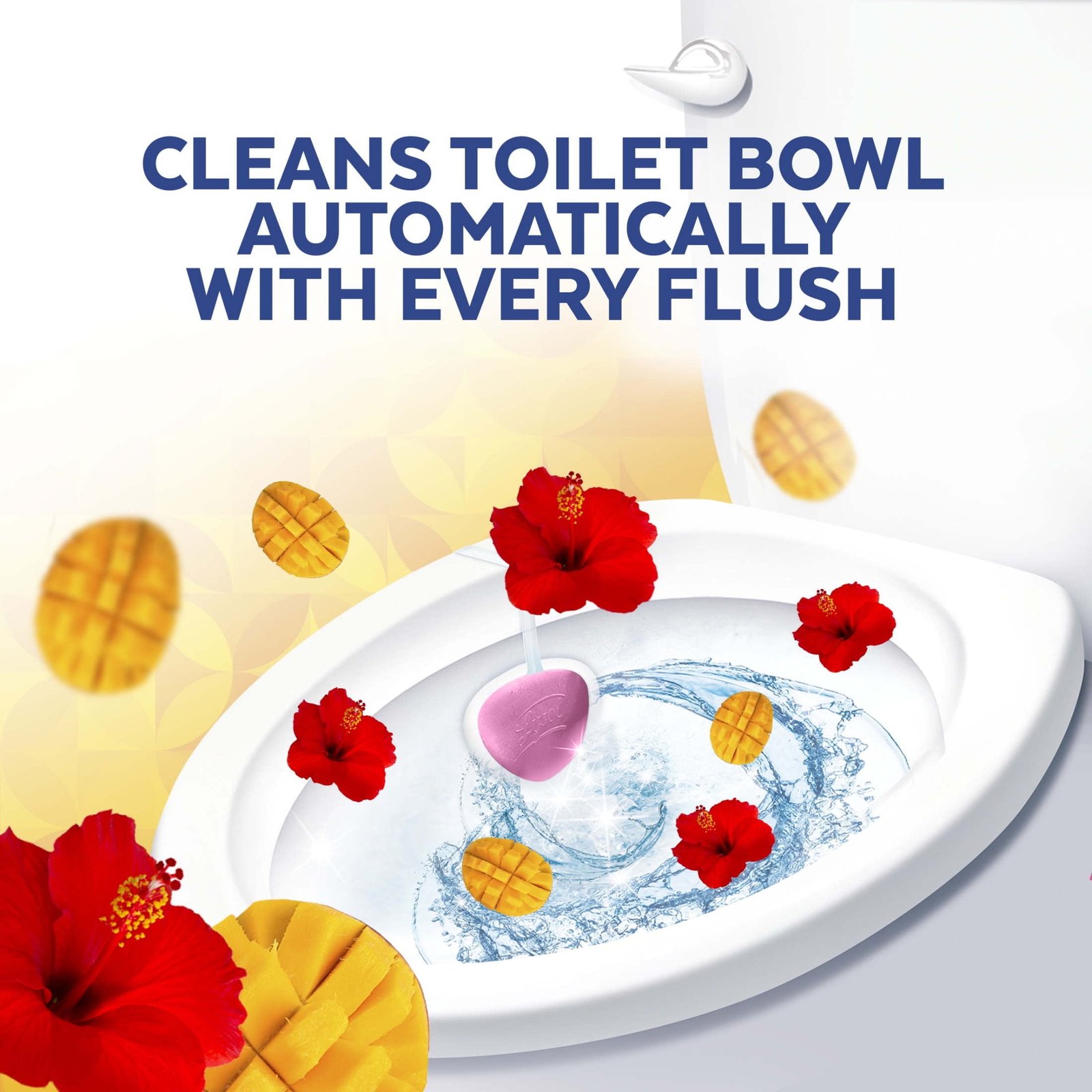 Lysol® Automatic Toilet Bowl Cleaner, Brand New Day, Mango & Hibiscus, 2 count - Image 4