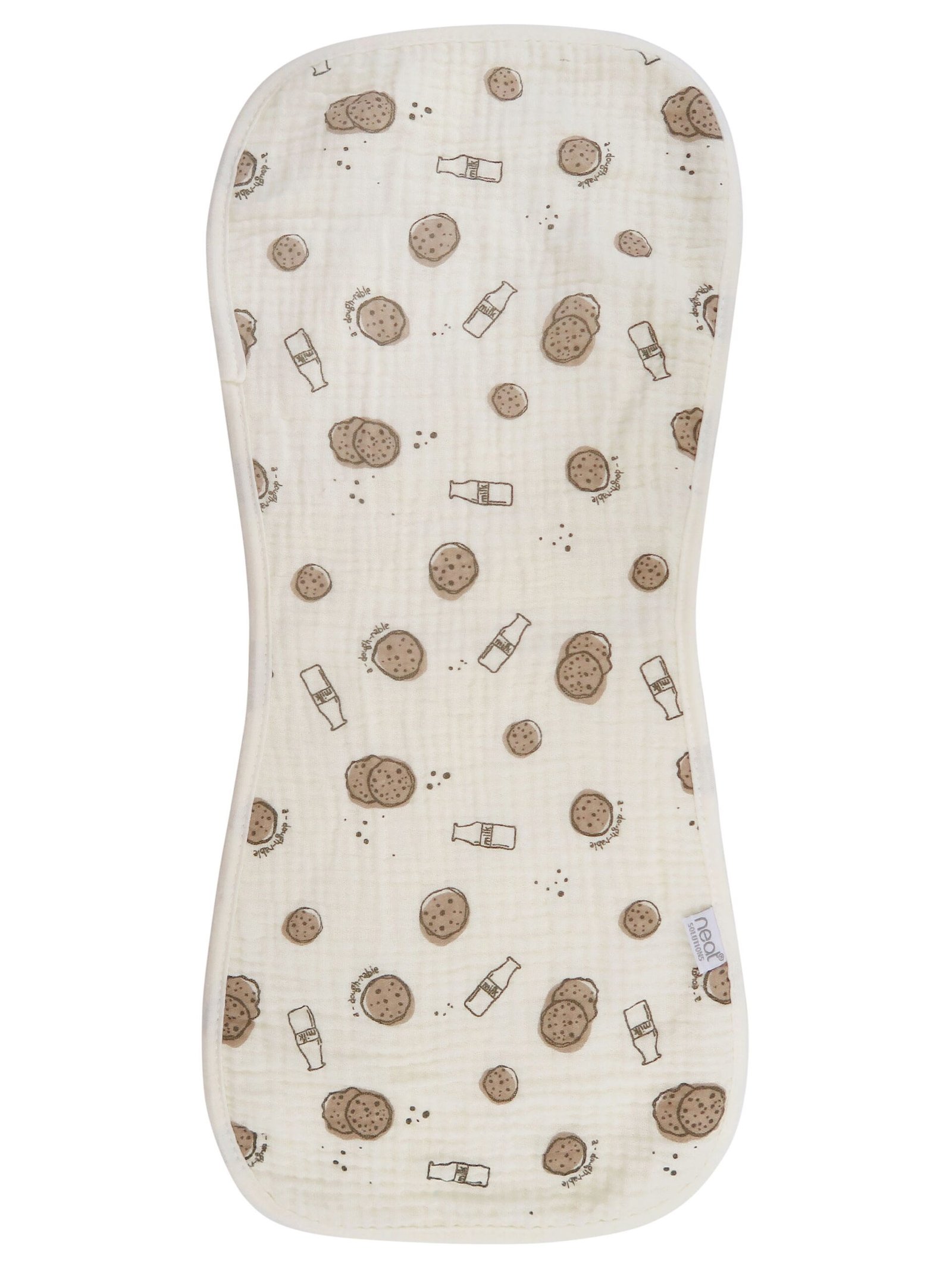 Neat Solutions 3 Pack Newborn Muslin Unisex Burp Cloths - Image 3