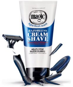 Magic Shave Hair Removal Cream, Regular Strength Depilatory,Coarse Hair, 6 oz. - High Quality Product Image