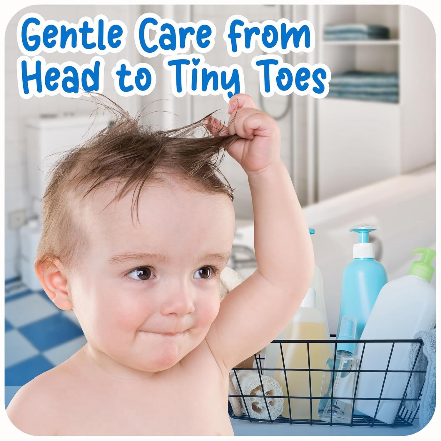 Ricitos De Oro 2 in 1 Baby Hair and Body Wash Shampoo, 13.5 fl oz - Image 4