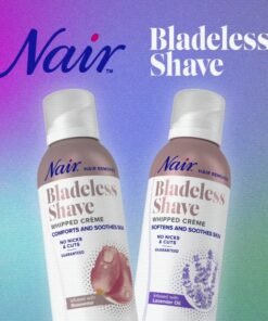 Nair Hair Remover Bladeless Shave Whipped Crème Infused with Rosewater, 5oz - High Quality Product Image