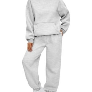 Alternative view of AUTOMET Womens 2 Piece Outfits Lounge Hoodie Sweatsuit Sets Plus Size Fall Fashion Clothes Airport Travel Pants Tracksuits