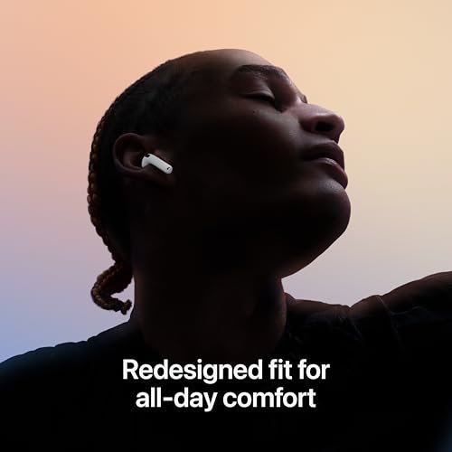 Apple AirPods 4 Wireless Earbuds, Bluetooth Headphones, with Active Noise Cancellation, Adaptive, Transparency Mode, Personalized Spatial Audio, USB-C - Image 5