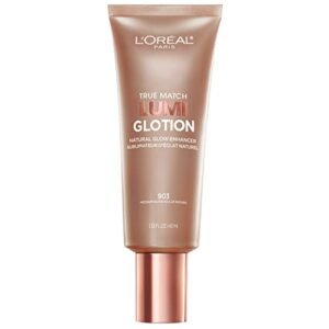 Alternative view of L'Oreal Paris Makeup True Match Lumi Glotion, Natural Glow Enhancer, Illuminator Highlighter, Bronzing Drops For a Sun-Kissed Glow, 903 Medium