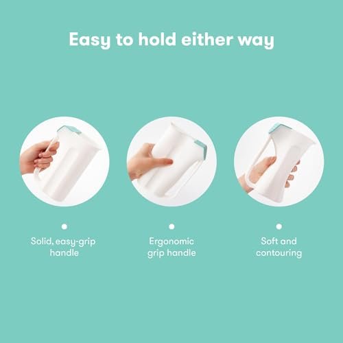 Frida Baby Control The Flow Bath Rinse Cup, Tear Free Rinser to Wash Hair and Body with Easy Grip Handle and Removable Rain Shower, Made in USA - Image 9