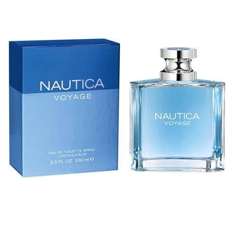 Nautica Voyage Eau De Toilette, Cologne and Fragrance For Men, Fresh, Romantic, Fruity Scent Woody, Aquatic Notes of Apple, Water Lotus, Cedarwood, and Musk Ideal Day Wear, Long Lasting 3.3Fl oz - Image 4