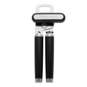 Alternative view of KitchenAid Classic Multifunction Can Opener and Bottle Opener Easy to Use, Razor Sharp Stainless Steel Cutting Wheel, Soft Ergonomic Handles, Black