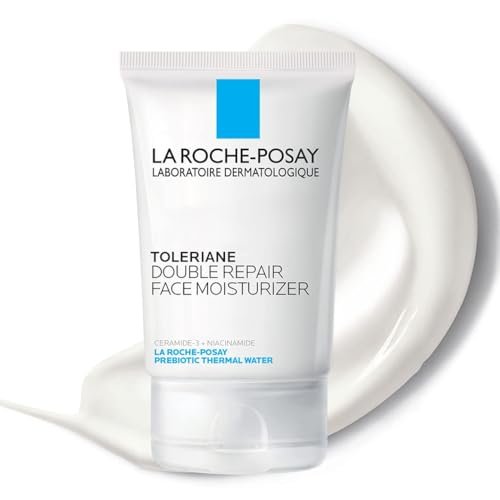 La Roche-Posay Toleriane Double Repair Face Moisturizer, Daily Moisturizer Face Cream with Ceramide & Niacinamide for All Skin Types, Immediate Comfor