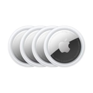 Alternative view of Apple AirTag (1st Generation) - 4 Pack. Keep Track of and find Your Keys, Wallet, Luggage, Backpack, and More. Simple one-tap Set up with iPhone or iP