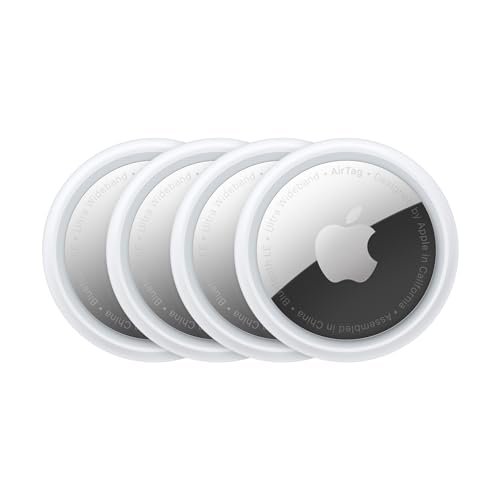 Apple AirTag (1st Generation) - 4 Pack. Keep Track of and find Your Keys, Wallet, Luggage, Backpack, and More. Simple one-tap Set up with iPhone or iP - Image 2