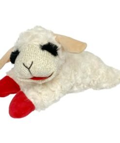 Alternative view of Multipet Lamb Chop Dog Plush Toy - Squeaky Toy for Small & Medium Dogs - Extra Soft Plush - Stuffed Animal for Cuddling & Playing (10", Cream, 5 Sq...