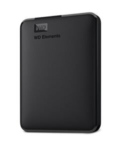 Alternative view of WD 6TB Elements Portable External Hard Drive for Windows, USB 3.2 Gen 1/USB 3.0 for PC & Mac, Plug and Play Ready - WDBHJS0060BBK-WESN