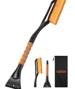 AstroAI 27" Snow Brush and Ice Scrapers for Car Windshield, Detachable Snow Scrapers with Ergonomic Foam Grip for Cars, Trucks, SUVs (Heavy Duty ABS, - High Quality Product Image