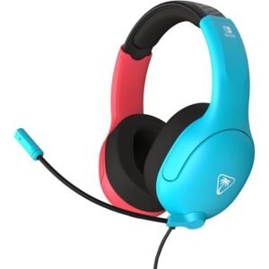 Alternative view of Turtle Beach Airlite Fit Wired Gaming Headset: Officially Licensed for Nintendo Switch, Nintendo Switch 2/Lite/OLED Model - Flip-to-Mute Mic, Over-...