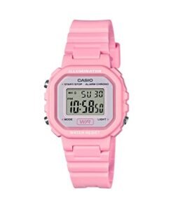 Casio LA20WH Series | Women's Digital Watch | Water Resistant | LED Light | Auto Calendar | Date Display | 1/100 SEC Stopwatch | Regular Time Keeping (HR, Min, SEC, PM, Date, Day) | 5 Yr Batt - High Quality Product Image