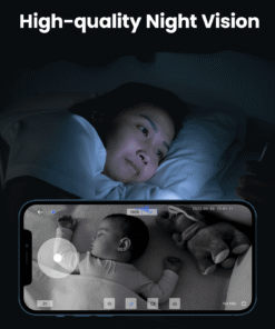 Galayou 2K Indoor Security Camera for Home with Wireless WiFi, Monitor for Baby/Nanny/Pet/Dog, 360° Motion Detection, Two Way Audio - High Quality Product Image