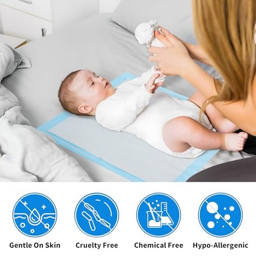 Puppy Pee Pads 22" x 22" 80 Pack, Ultra Absorbent Leakproof Potty Pads for Puppies, Small Dogs, and Cats, Heavy-Duty, Fast-Drying, Wee Wee Pads for... - Image 6