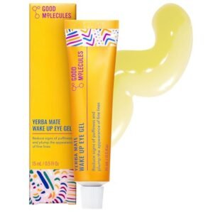 Alternative view of Good Molecules Yerba Mate Wake Up Eye Gel - Hydrating Under Eye Gel Cream with Hyaluronic Acid and Caffeine - Target Dark Circles and Puffiness - Skin Care for Face