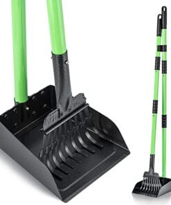 Alternative view of Premium MXF Pooper Scooper for Medium Small Dogs - Stainless Metal Tray & Rake Set for Grass, Dirt or Gravel Yards