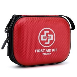 Alternative view of Mini First Aid Kit - 150 Piece Small Waterproof Hard Shell Medical Kit for Home, Car, Travel, Camping, Truck, Hiking, Sports, Office, Vehicle & Outdoor Emergencies- Small First Aid Medical Kit (Red)
