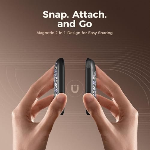 OCOOPA Magnetic Hand Warmers Rechargeable 2 Pack, UL Safety Heat 100-126°F, 3-Settings, Pocket-Sized, Max. 8 Hrs Long Lasting,Great for Raynauds, G... - Image 7