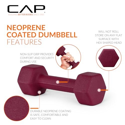 CAP Barbell Neoprene Dumbbell Weights Pairs & Sets | Multiple Colors - Image 5