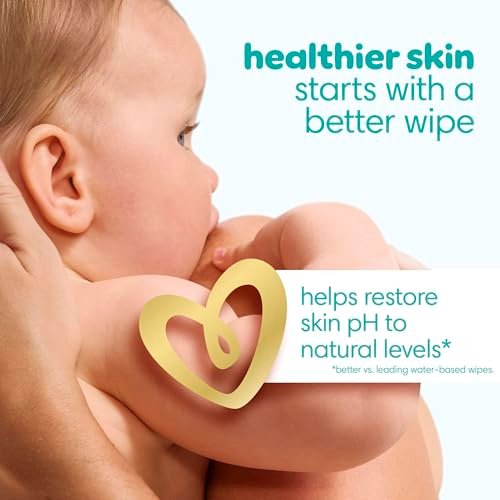 Pampers Sensitive Baby Wipes, Water Based, Hypoallergenic and Unscented, 8 Flip-Top Packs, 4 Refill Packs (1008 Wipes Total) - Image 4