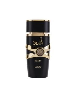 Lattafa Asad Unisex Eau de Parfum Spray, 3.4 oz - Fresh & Woody Fragrance for All