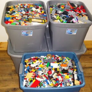 Alternative view of Lego Bulk LEGO LOT 5 pound box of Bricks, parts, Pieces, Tires accessorie (about a shoe box full)