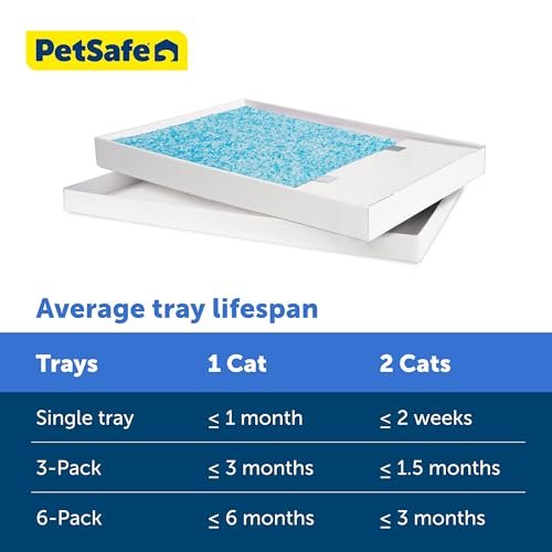PetSafe ScoopFree Disposable Crystal Cat Litter Tray - Easy Cleaning Box - Refill Tray for Electric Litter Box - Fresh Scent - 4.3 lb Bags - 3 Pack - Image 6