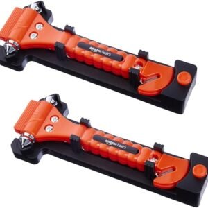Alternative view of Amazon Basics Emergency Seat Belt Cutter and Window Hammer Tool, Car Accessories, 2 Pack, SW-835