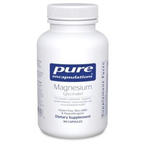 Alternative view of Pure Encapsulations Magnesium (Glycinate) - Supplement to Support Stress Relief, Sleep, Heart Health, Nerves, Muscles, and Metabolism* - with Magnesiu