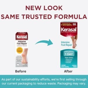 Alternative view of Kerasal Intensive Foot Repair, Skin Healing Ointment for Cracked Heels and Dry Feet, 1 Oz