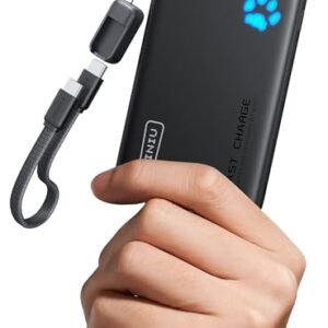 Alternative view of INIU Portable Charger, Ultra Slim 45W Fast Charging with Attached USB C Cable, Flight-Safe 10000mAh PD Power Bank Battery Pack, Travel Essential Phone Powerbank for iPhone 17 16 Samsung S25 Google etc