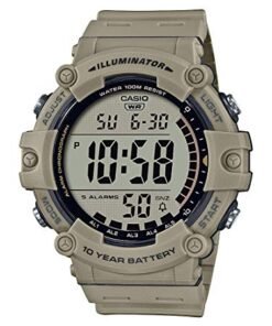 Casio Illuminator AE1500WH Series | 10-Year Battery | LED Backlight | 5-Alarms | 1/100 Sec Stopwatch | Men's Digital Watch - High Quality Product Image
