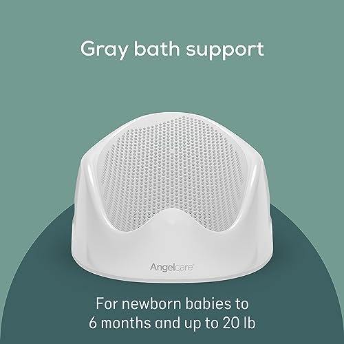 Angelcare Baby Bath Support (Gray) | Ideal for Babies Less Than 6 Months Old - Image 5