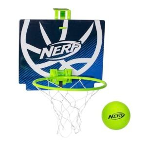 Alternative view of Nerf Nerfoop - The Classic Mini Foam Basketball and Hoop - Hooks On Doors - Indoor and Outdoor Play - A Favorite Since 1972