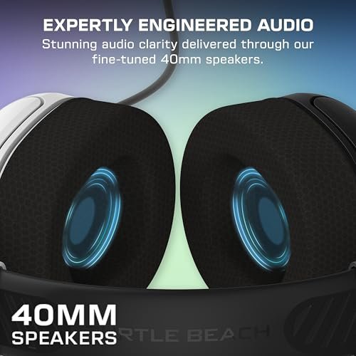 Turtle Beach Airlite Fit Wired Gaming Headset – Officially Licensed for Nintendo Switch 2, Nintendo Switch, Durable, Lightweight, Black and White - Image 7