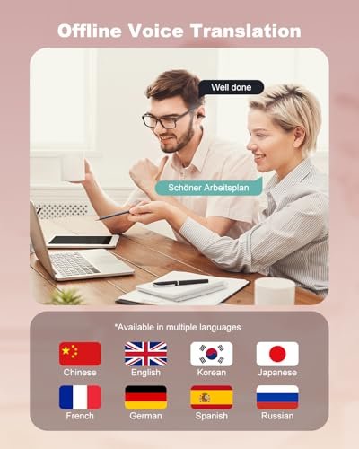 Real-Time AI Translation Earbuds - 163 Languages & Accents, Wireless, Open-Ear Design - Image 4