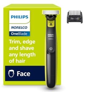 Alternative view of Norelco Philips OneBlade 360 Hybrid Face, Electric Beard Trimmer and Shaver, with 360 Blade Technology, 1x 360 Blade for Face, 5in1 Adjustable Comb, Model QP2724/90