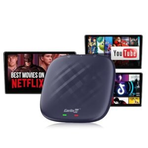 Alternative view of CarlinKit CarPlay Box Streaming Device for Car – YouTube, TikTok, Netflix CarPlay Adapter | Convert Wired to Wireless CarPlay & Android Auto | Android